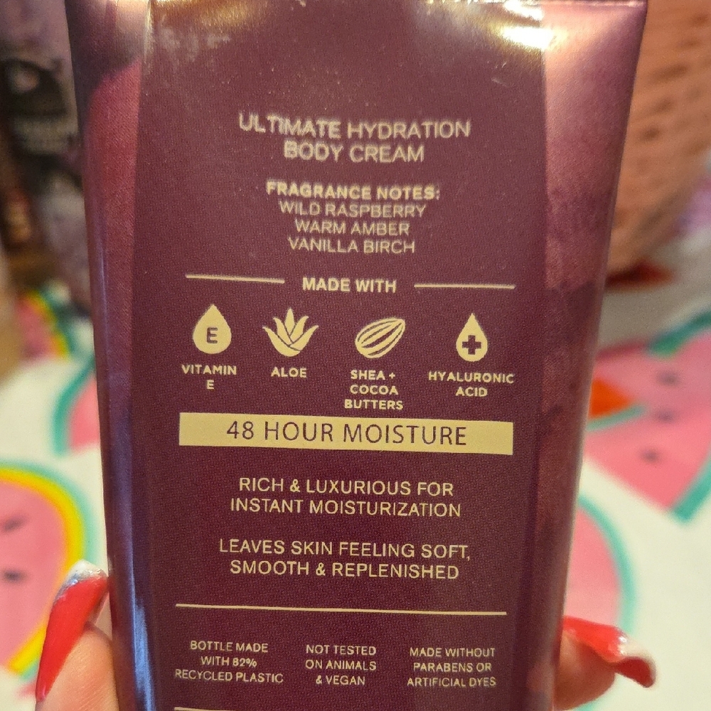 Bath & Body Works Autumn Drive Body Cream - Deep Purple - Picture 2 of 2